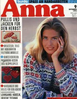 Anna 1993 September  Lehrgang: Häkeln, Irische Technik
