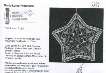 KB 5-Eckstern 2115 von Marie-Luise Prinzhorn
