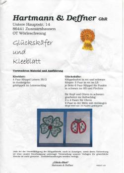KB Glückskäfer und Kleeblatt von Hartmann & Deffner