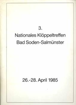 Kongressmappe DKV Bad Soden-Salmünster 1985