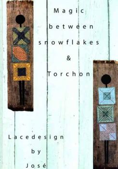 Magic between snowflake & Torchon von José van Pamelen-Hagennaar