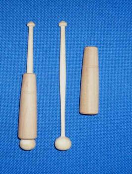 Pair tubebobbins 12,7 cm