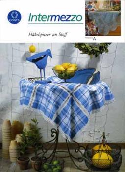 Häkelspitzen an Stoff