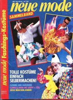 Neue Mode Sammelband Faschings-Kostüme Nr. 5711