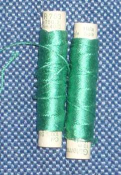 Set 2 x Gütermann Seide R 753  10 Meter Col 401