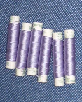 Set 6 x Gütermann Seide R 753  10 Meter Col 202