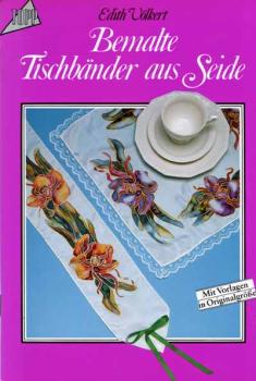 Bemalte Tischbänder aus Seide by Edith Völkert