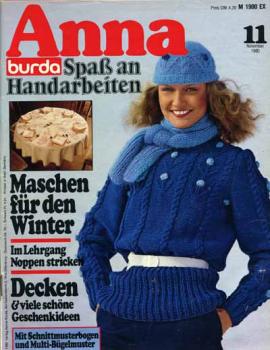 Anna 1980 November Kurs: Noppen stricken