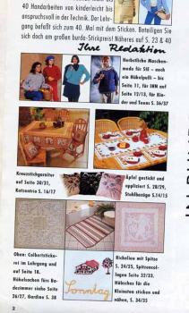 Anna 1988 September Kurs: Colbert-Stickerei