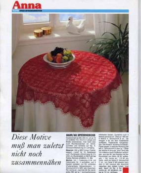 Anna 1989 Juni Kurs: Gestrickte Spitzen