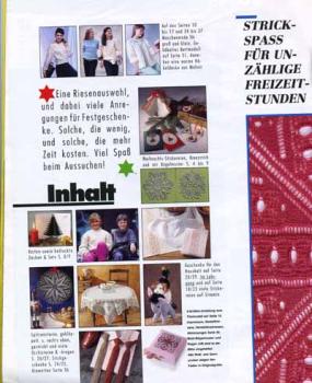 Anna 1989 Dezember Kurs: Sticken auf Stramin