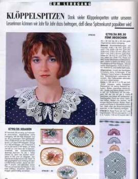 Anna 1990 Juli Kurs: Klöppeln