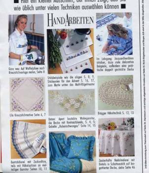 Anna 1992 September Lehrgang: Jacquard-Bordüren stricken