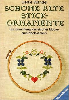 Schöne alte Stickornamente von Gertie Wandel