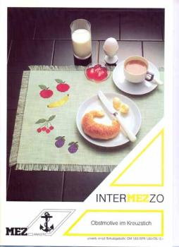Obstmotive in Kreuzstich - Intermezzo