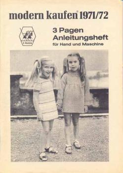 3 Pagen Anleitungsheft 1971/1972