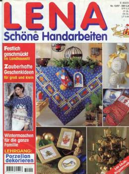 Lena 1997 Dezember Lehrgang Porzellan dekorieren