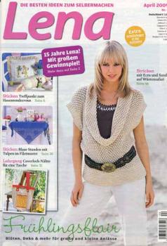 Lena 2009 April Coverlock-Nähte für eine Tasche