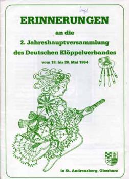 Erinnerungsband "St. Andreasberg" 1984 Deutscher Klöppelverband