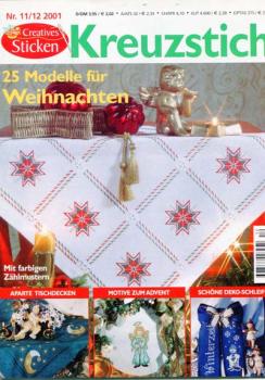Kreuzstich für Weihnachten Creatives Sticken 11/12 2001