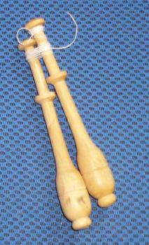 pair of bobbins palmwood