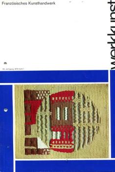 Werkkunst 32. Jahrgang 1970 Heft 1