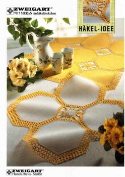 Zweigart  Häkel-Idee 7017 Meran Anhäkeldeckchen