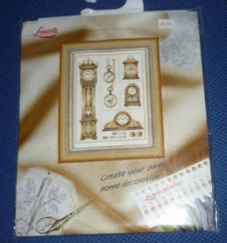 Stiching set Lanarte clocks - Create your own home decoration