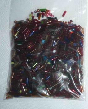 Perlenmischung mit Stäbchen je 55 Gramm