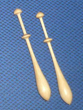 pair of swedish bobbins 10,5 cm