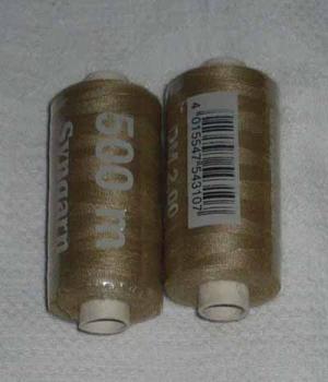 Syngarn Ne 40/2 500 Meter 100% Polyester beige