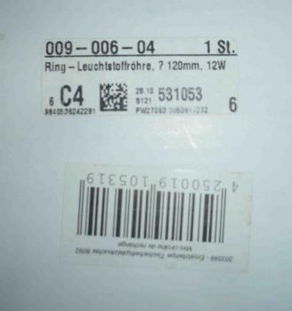 Tischlupenleuchte mit Ersatzleuchtring