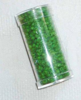 Rocailles ca. 2,5 mm grün ca 28 Gramm