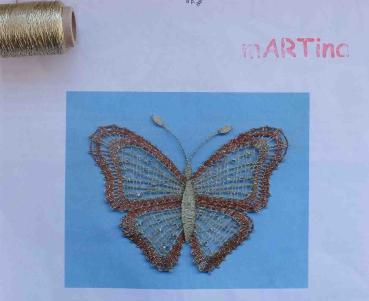 KB Schmetterling 491 von mARTina mit Material