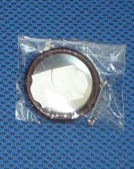 Brosche rund Holz ohne Glas 43 mm