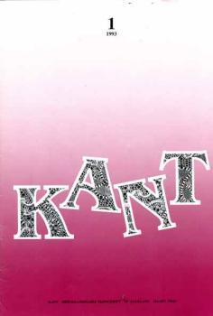 Zeitschrift Kant 1/1993