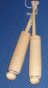 Pair of tube bobbins 13,9 cm