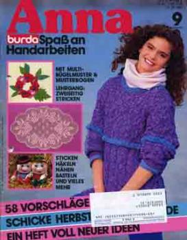 Anna 1985 September Lehrgang: Zweiseitig stricken