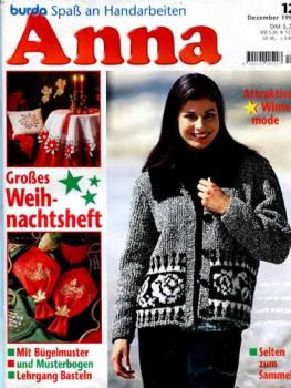 Anna 1996 Dezember Kurs Weihnachstschmuck basteln