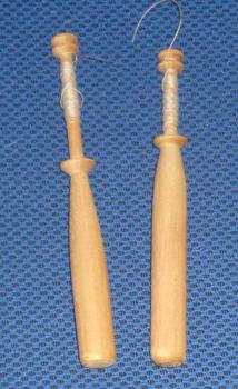 Paar Klöppel 12,8 + 13,4 cm