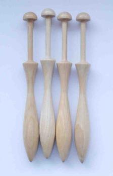 Dänischer Klöppel ca 11,2 cm lang helles Holz