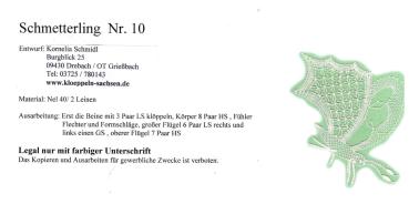 KB Schmetterling Nr. 10 von Kornelia Schmidt