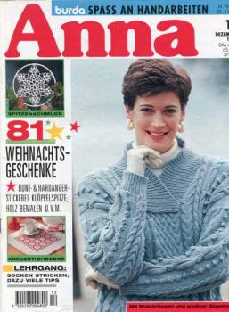 Anna 1994 Dezember Lehrgang: Socken stricken