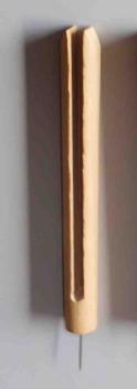 Klöppelhalter aus Holz mit Nadel ca 16 cm