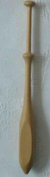 Vierkantklöppel ca 11 cm lang helles Holz