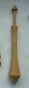 Klöppel aus der Slowakei ca 15,5 cm lang helles Holz