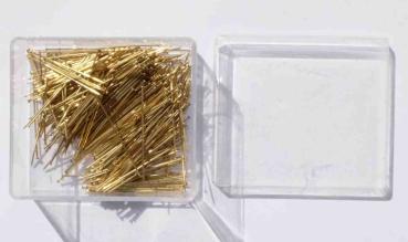 Stecknadeln Messing 40 x 0,7 mm ca 50 Gramm
