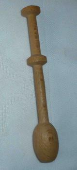 Klöppel ca 10 cm lang helles Holz