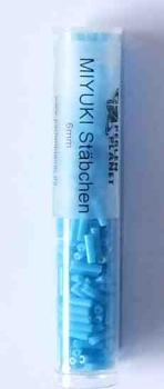 MIYUKI Stäbchen 6mm ca 10 Gramm matt blau
