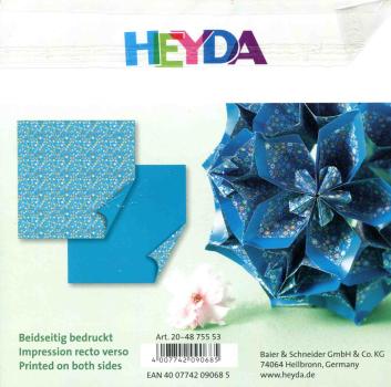 Origami Papier 15 x 15 cm Heyda